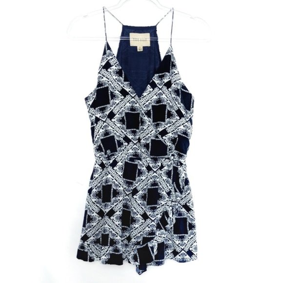 Moon River • Deep Plunge Envelope Romper - Picture 2 of 7